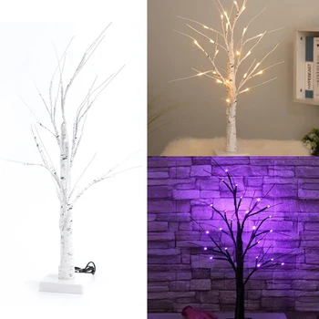 Strom Svetlo Žiariace Pobočky Svetlo Noc DIY LED Svetlo, Vhodné pre Domáce Spálňa Dovolenku Svadobné Party Dekorácie Vianoce