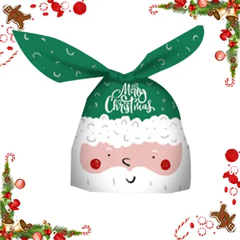 50 Ks Vianočné Darčekové Tašky Roztomilé Vianočné Bunny Taška Cukrovinky Čokoládové Cookies Darčekové Tašky Na Narodeniny Vianočný Večierok Vianočný