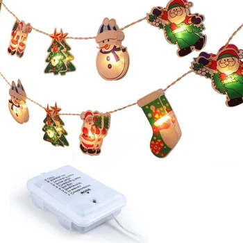 Vianočné LED Reťazec Svetlo S Snehuliaka Santa Vianočné Ponožky Vianočné Závesné Lampy Nový Rok Darčeky Pre Strany, Vianočné Dekorácie