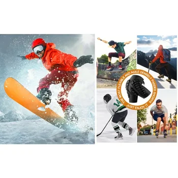 Lyžiarske Hip Ochranu, Polstrované Šortky Pre Snowboard Korčuľovanie a Lyžovanie 3D Zadok Ochranu Bedier a Kostrč Ochranu pred haváriou Lyžiarske Nohavice