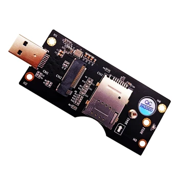 NGFF M. 2 Tlačidlo B Na USB 3.0 Adapter Rozširujúca Karta S SIM 8Pin Karta, Slot Pre WWAN/3G, LTE/4G/5G Module Support M. 2