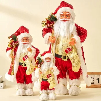 2023 Nové Santa Claus Bábiky, Dekorácie Santa Claus Stáleho Držania Tela Biele Fúzy Bábika Vianoce Domov Dovolenku Dekorácie, Ozdoby