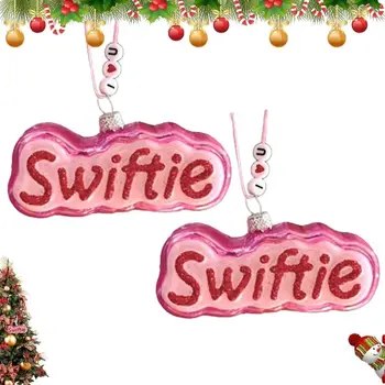 Milovníci Hudby Swiftie Ornament Darček Visí Ozdoby Oslňujúci Dizajn Vianočné Swiftie Živice Dekorácie Vianočný Strom Dekorácie