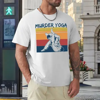 Brazílske Jiu Jitsu Zábavné Vraždy Jogy Vintage Hot Predaja T-shirts Vysoký Stupeň Travel USA Veľkosť