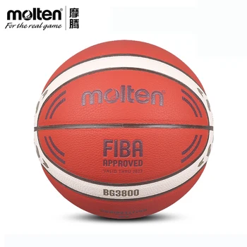 Roztavený Basketbalovú Loptu BG3800 No7/6/5 Limited Edition Basketbal pre Mužov Súťaže Outdoor Indoor Tréning