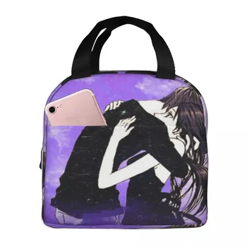 Anime Kývnutie Sad Láska Tepelne Izolované Obed Taška Izolované bento taška Obed Kontajner Izolované taška Nepresakuje Tote Lunch Box
