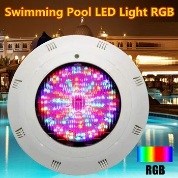 1 Nastavte 12V 18W LED Bazén Svetla pod vodou Farba-Zmena LED Svetlá RGB IP68 S Remote (18W)