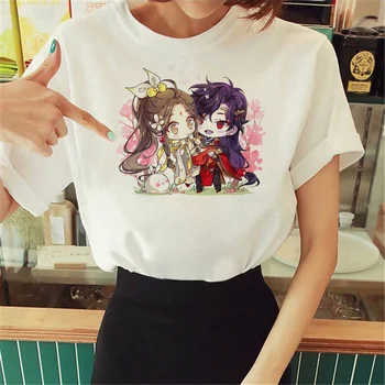 Tian Guan Ci Fu Tgcf t shirt ženy streetwear anime t-shirts žena komické oblečenie