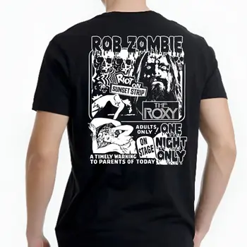 Horúce Rob Zombie Speváčka Tričko Hot Unisex S-234XL T-Shirt C884 dlhé rukávy