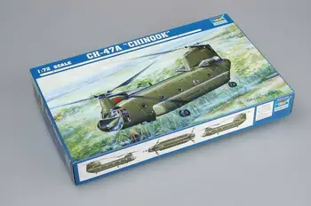 Trumpeter 01621 1/72 CH-47A Chinook Dopravy Vrtuľník Statický Model DIY Kit TH05333-SMT2
