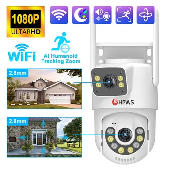 Wifi Kamera IP Vonkajšie Bezdrôtové Security Monitor AI Inteligentné Sledovanie Kamery, obojsmerné Audio Security Protection CCTV