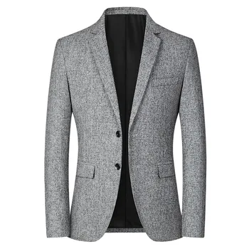 Jar Nové Pánske Sako Bunda Muži Móda Bežné Slim Coats Pekný Masculino Business Vesty, Obleky pánske Komplety Topy
