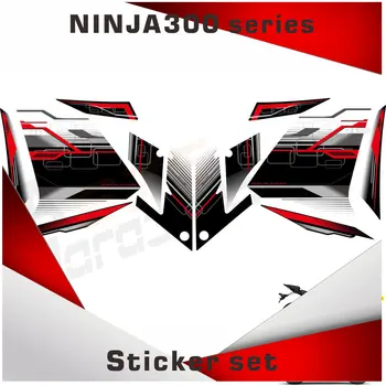 4 farby Motocykel Pre Ninja300 13-17 Ninja 300 EX300 Nálepky Kapotáže Súprava Električiek Vysokej Kvality Celé Vozidlo