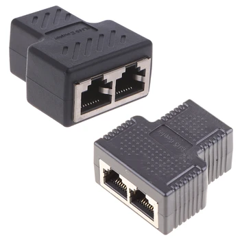 Y1UB Ethernet Splitter Rj45 Káblová Spojka 1 až 2 Samica Adaptér vysokorýchlostný Internet